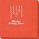 Hanging Vine Lights Napkins Image 2 of 4
